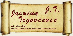 Jasmina Trgovčević vizit kartica